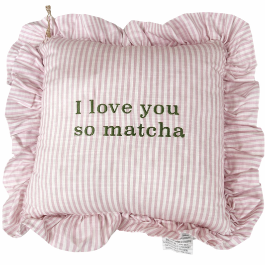 "I Love You So Matcha" Pillow